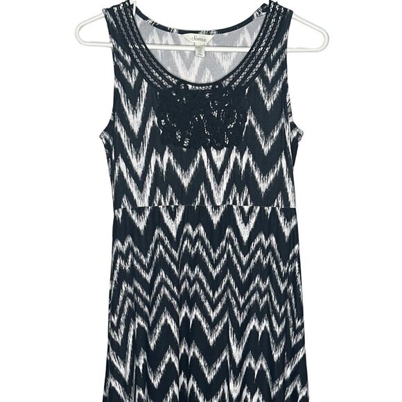 Soma Soutache Sleeveless Short Dress Arch Ikat size xs asymmetrical - Picture 4 of 12